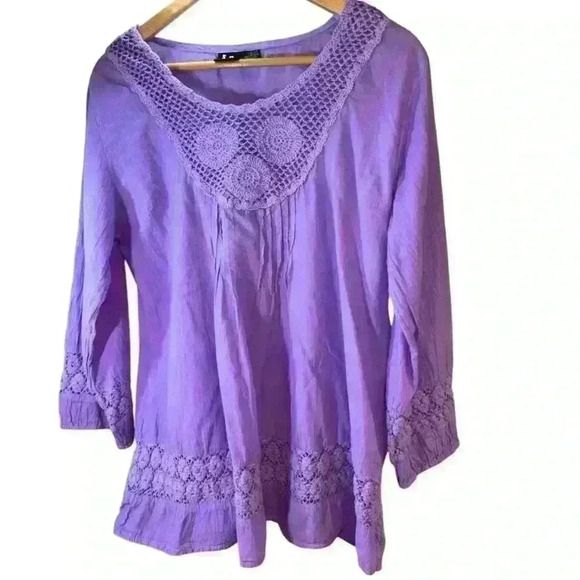 S. R Tunic for women size M. Purple - Picture 1 of 7